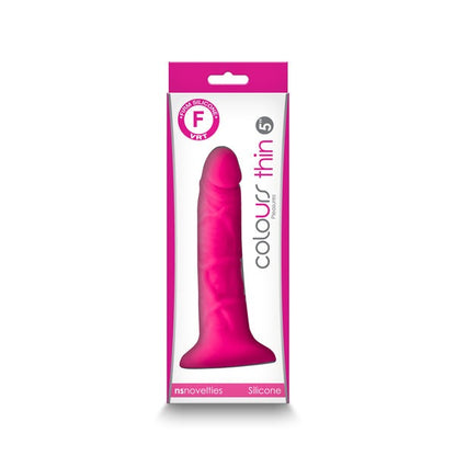 NS Novelties Colours Pleasures Thin 5" Realistic Dildo - Pink