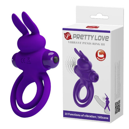 Pretty Love by Baile Vibrant Penis Ring III - Purple