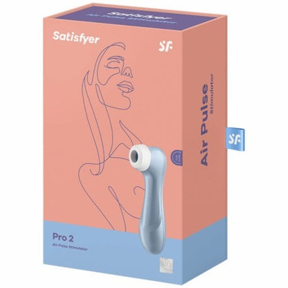 Satisfyer Pro 2 Rechargeable Air Pulse Clitoral Stimulator - Blue