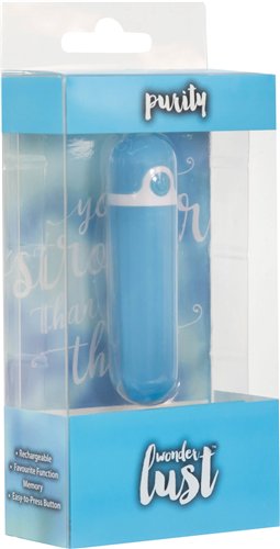 BMS Wonderlust Purity Rechargeable Bullet - Blue