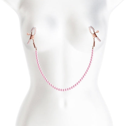 NS Novelties DC1 Bound Nipple Clamps - Pink